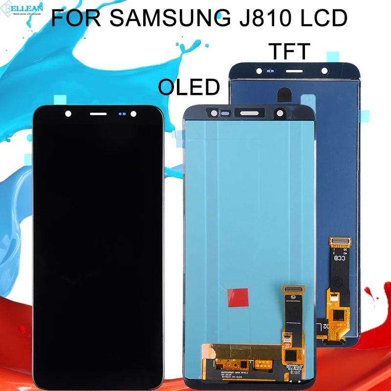 Catteny 1 шт. 2018 J8 Lcd сенсорный экран дигитайзер для Samsung Galaxy J810 On8 J810F J810G дисплей Панель