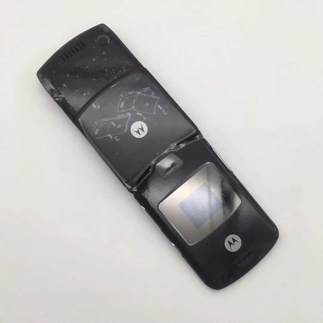Motorola V3 Refurbished-Original unlocked Flip Fold Phone 2.2 inches GSM Support Russian keyboard code OWHC1000 | Мобильные телефоны