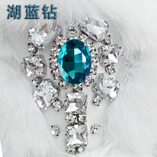 blue Зимние ботинки из настоящего кроличьего меха зимние модные сапоги со стразами и камнями дамская плотная теплая высокая обувь зимние сапоги больших размеров 41 - Цвет: blue