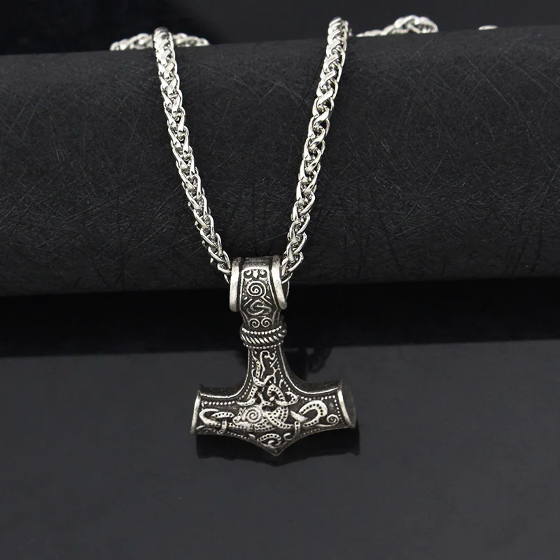 Новый Mjolnir Молот Тора скандинавские языческие символы кулон ожерелье из