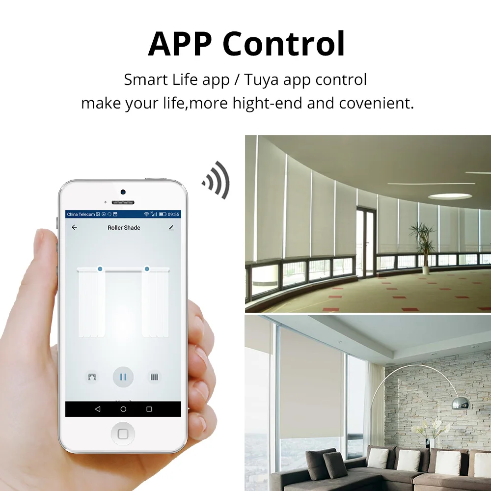 Электрические жалюзи с автоматическим моторизованным подключением по