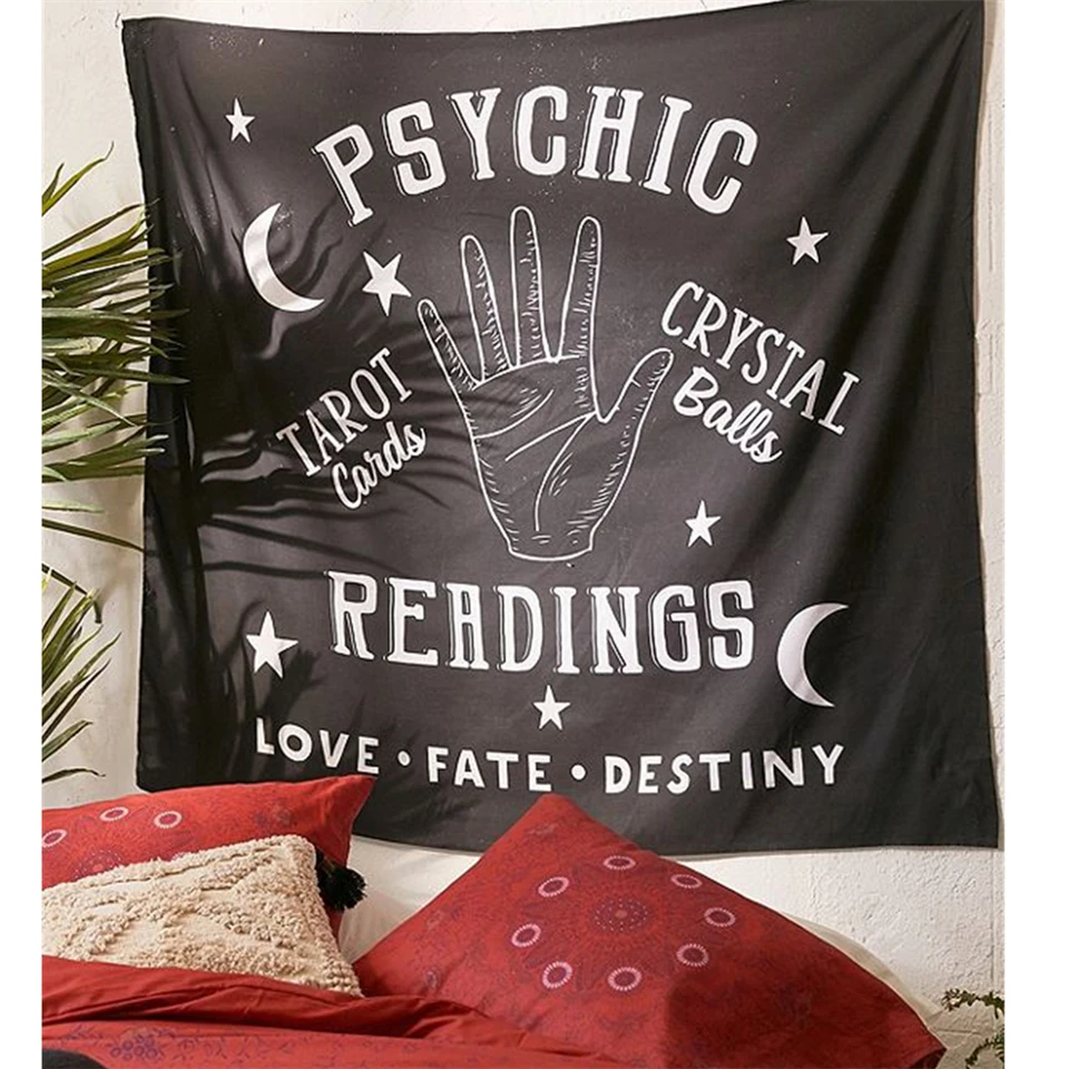 Хиппи ручной психоделический гобелен настенное одеяло экстрасенс колдовские