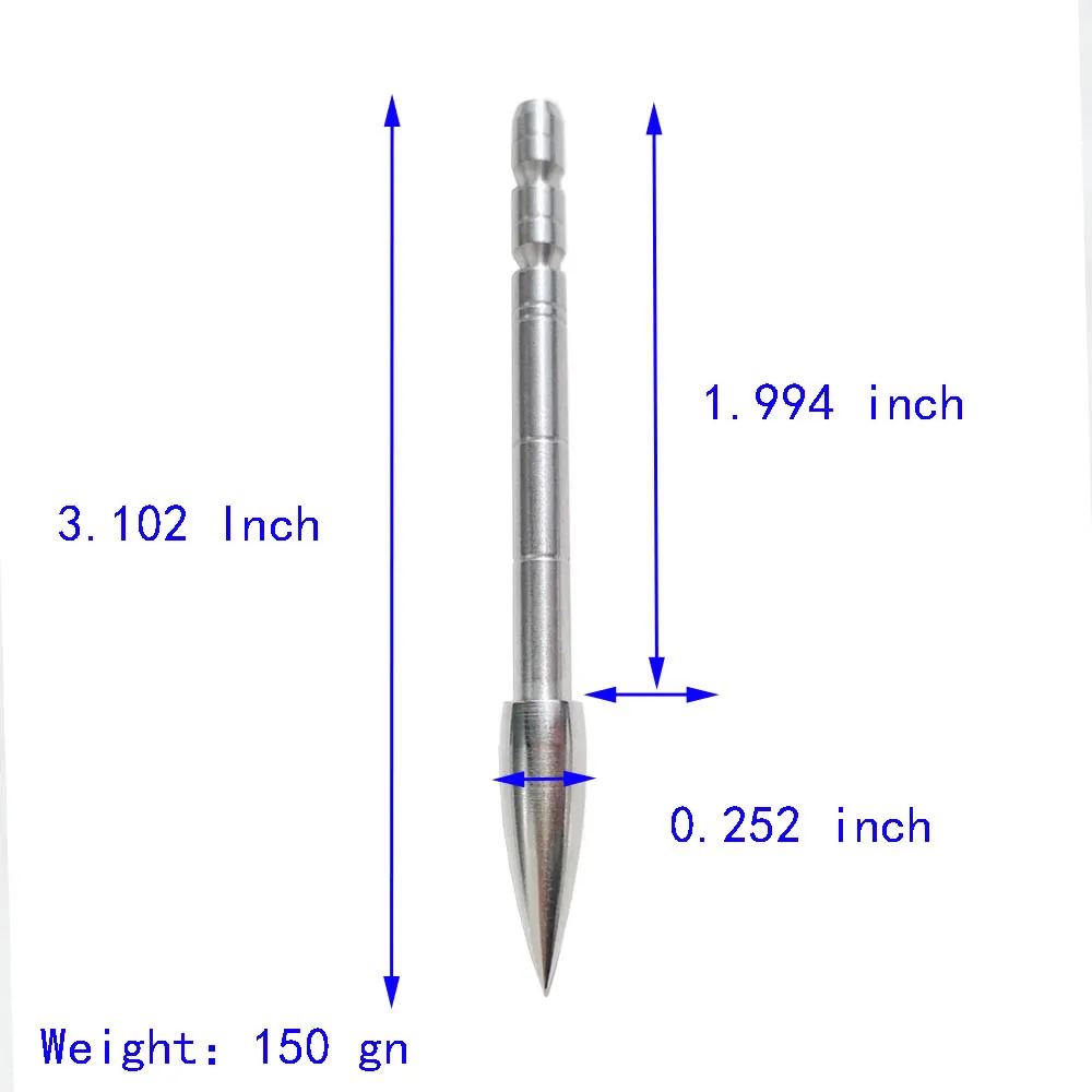 Стрелы из углеродистой стали для стрельбы лука с широкой головкой 10 шт. 100/120/150/200
