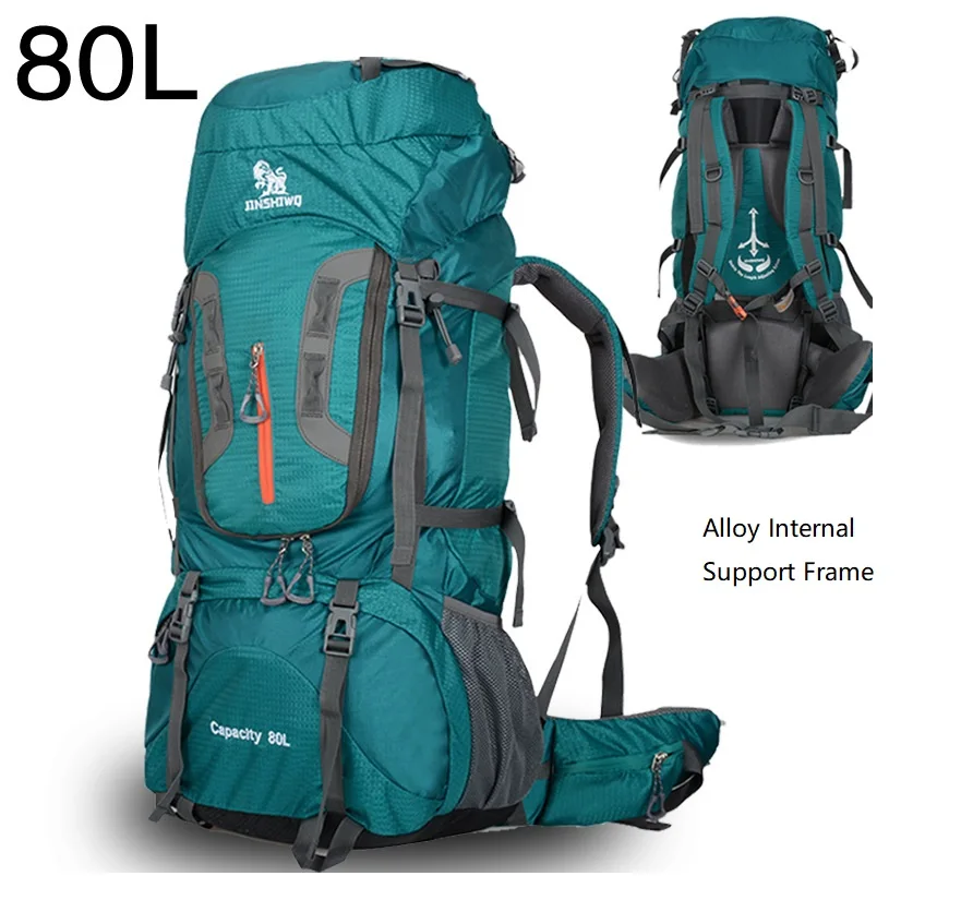 80л вместительные рюкзаки для кемпинга уличная сумка рюкзак нейлоновая