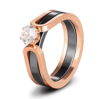 tyo fashion charm crystal jewelry ring men luxury cubic zirconia stainless steel elegant rings punk for women wedding engagement