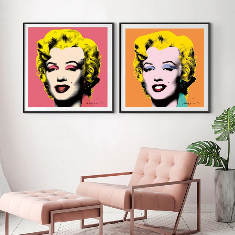 Плакат Andy Warhol картина Мэрилин Монро Сексуальная Женская Печать холст картина настенные картины для гостиной Куадрос домашний декор