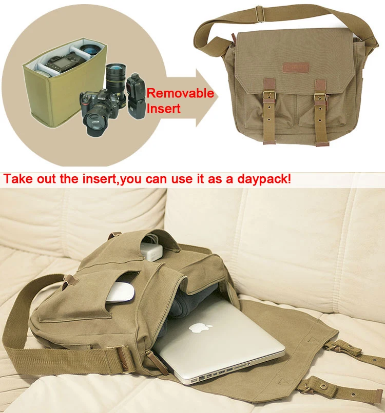 Roadfisher винтажная Водонепроницаемая холщовая цифровая однообъективная