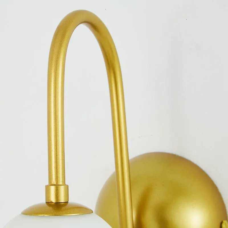 Современные Настенные светильники с одним круглым светом железные настенные