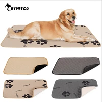 nipeeco pet pee pad anti slip washable pet mat waterful reusable pet dog urine pad diaper mat for cat pet cleaning supplies