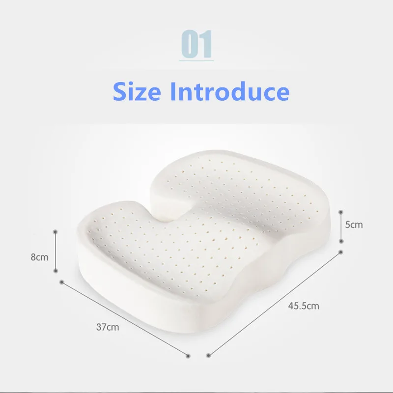 Подушка для автомобильного сиденья из натурального латекса подушка пены с