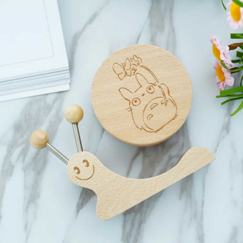 Милая пасторальная Музыкальная шкатулка с улиткой домашний декор фигурка