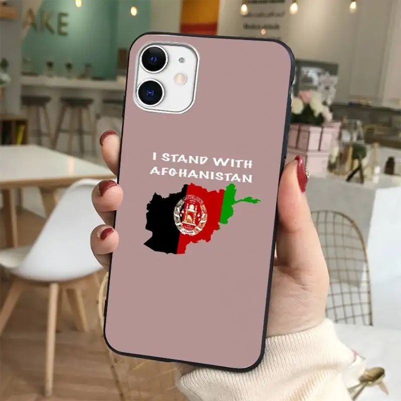 Чехол для телефона Yinuoda с афганским флагом iPhone 11 12 13 mini pro XS MAX 8 7 6 6S Plus X 5S SE 2020 XR -