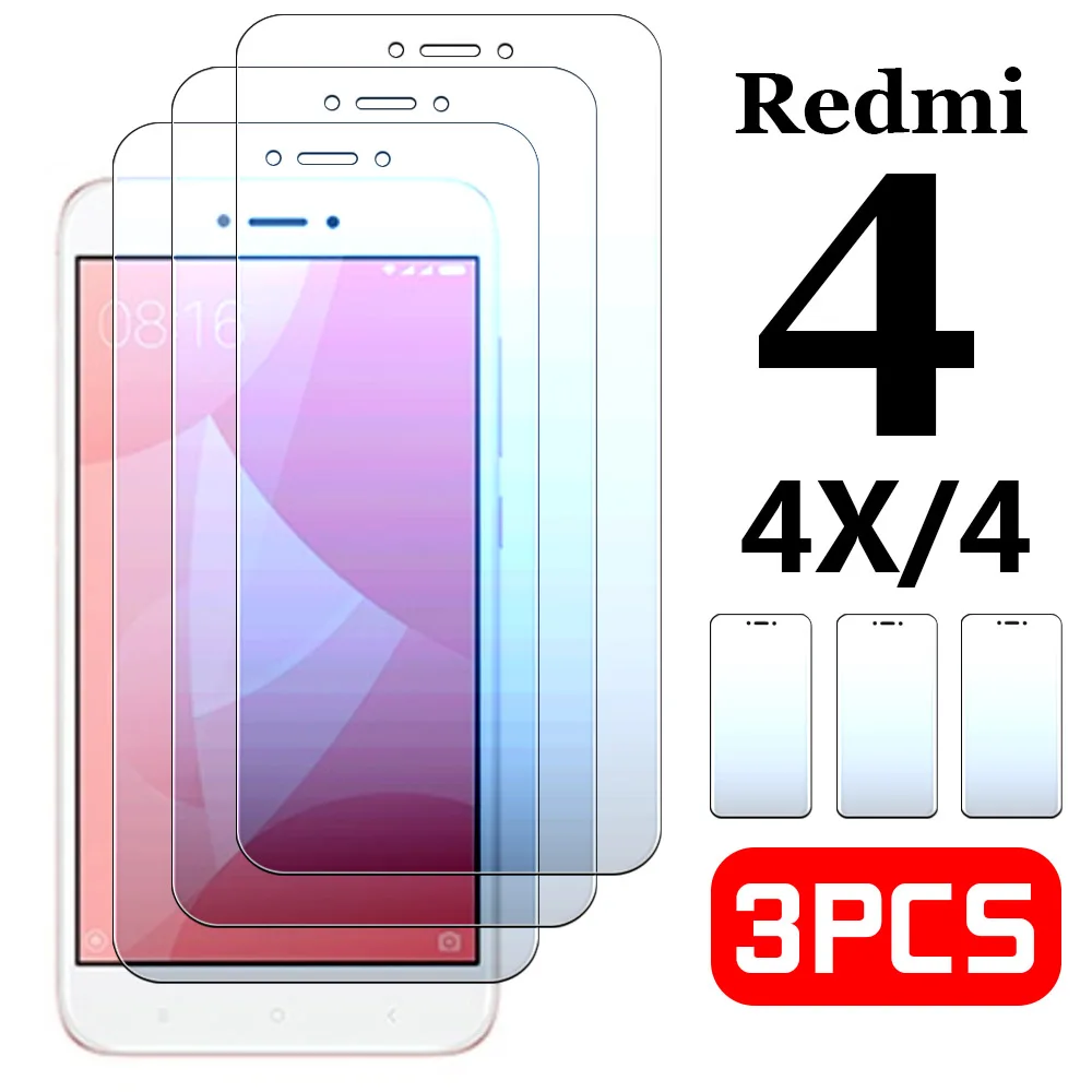 Закаленное стекло для xiaomi redmi 4x4 x x4 readmi защитная пленка экрана Xiomi redmi4x redmi4 от 1 до 3