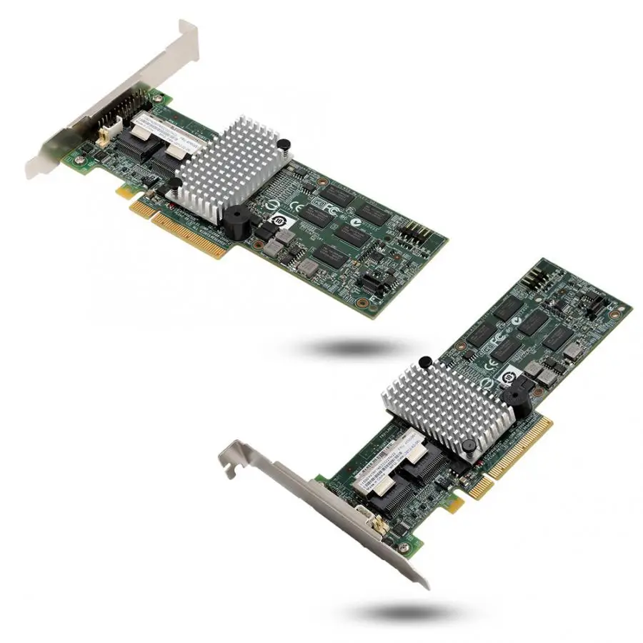 Контроллер IBM M5015 Megaraid 9260 8i SATA / SAS RAID 6G PCIe x8 для LSI 46M0851 коэффициент чтения 2875 МБ/с.