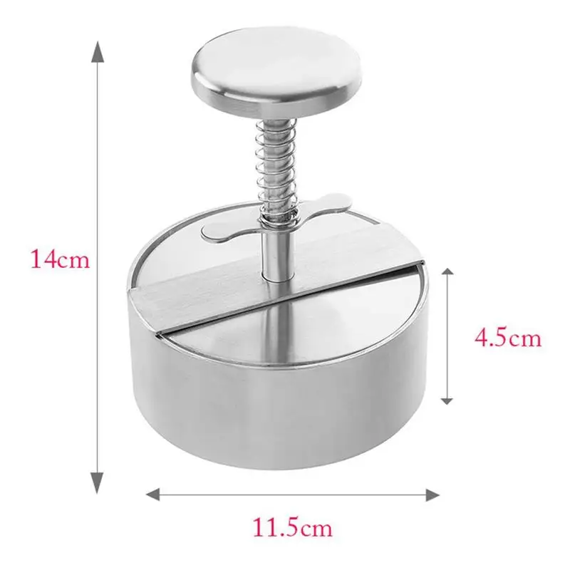 

New Hamburger Maker Hamburger Press Round Shape Non-Stick Chef Cutlets Hamburger Meat Beef Grill Burger Press Patty Maker Mold