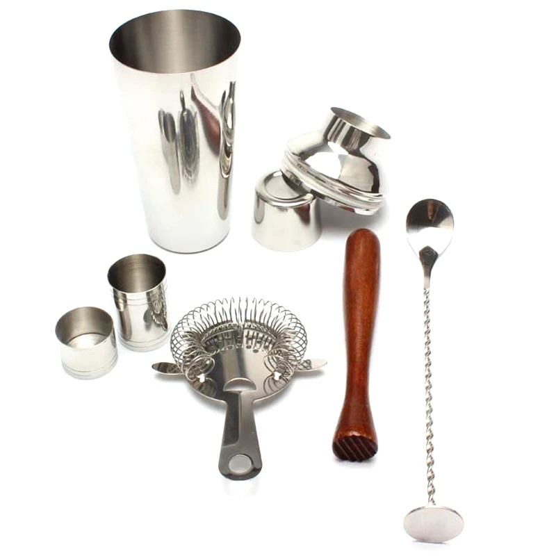 6 шт. шейкер для коктейлей из нержавеющей стали барменный набор Миксер винных