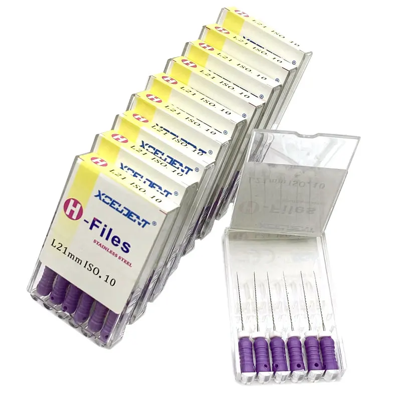 10 коробок Эндодонтический корневой канал H файлы (Ручное использование)