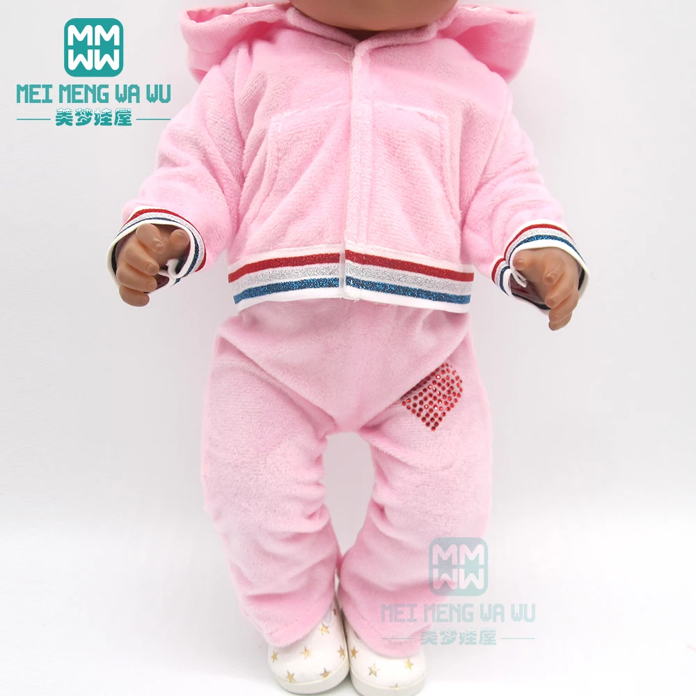 Одежда для кукол, размер 43-45 см, куклы для новорожденных, американские кукольные аксессуары, набор спортивных курток