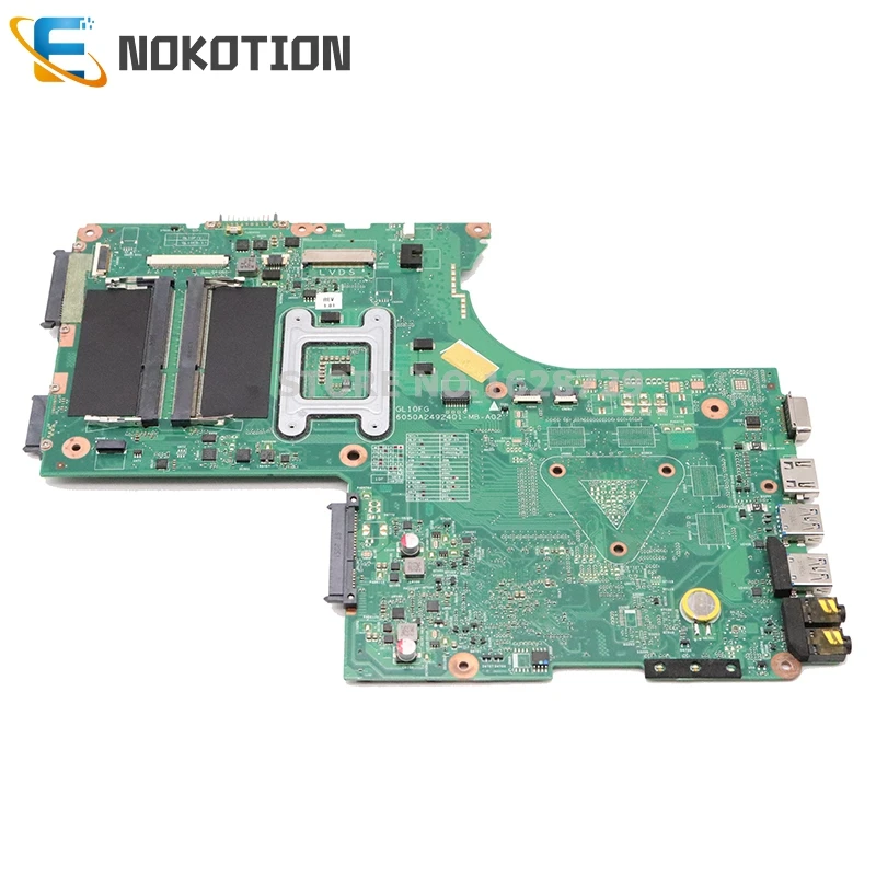 NOKOTION GL10FG 6050A2492401-MB-A02 V000288220 1310A2492460 для Toshiba satellite P870 P875 Материнская плата ноутбука SLJ8E DDR3