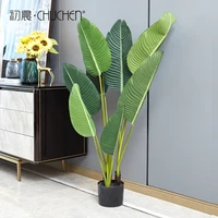 simulation green plant traveler banana turtle leaf nordic large bonsai indoor floor potted living room home soft decoration