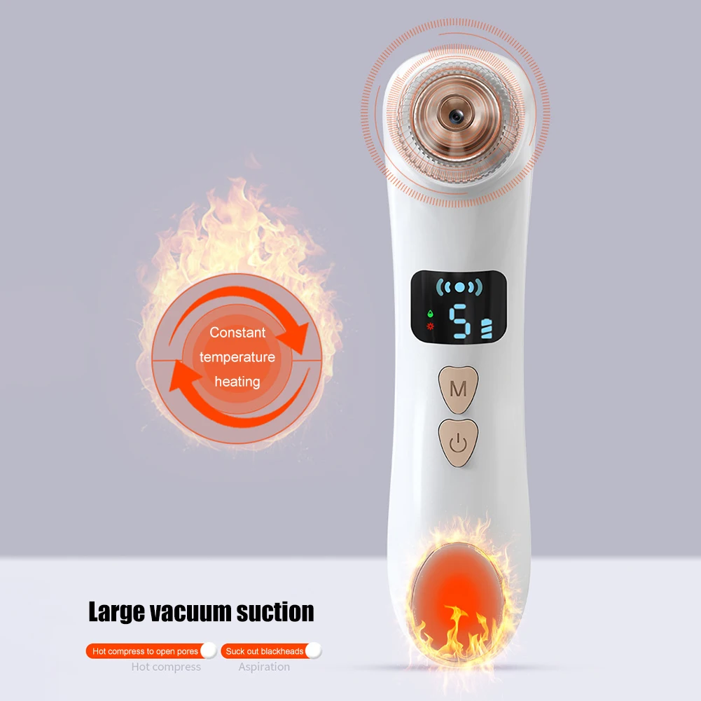 

Electric Nose Face Deep Cleansing Blackhead Remover Pore Acne Face T Zone Nose Cleaner Suction Beauty Skin Care Tool