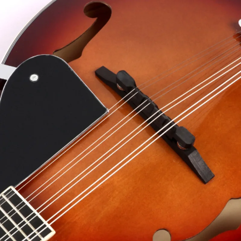 Dropship-8-String деревянная мандолиновая акустическая Глянцевая точиджи стальная