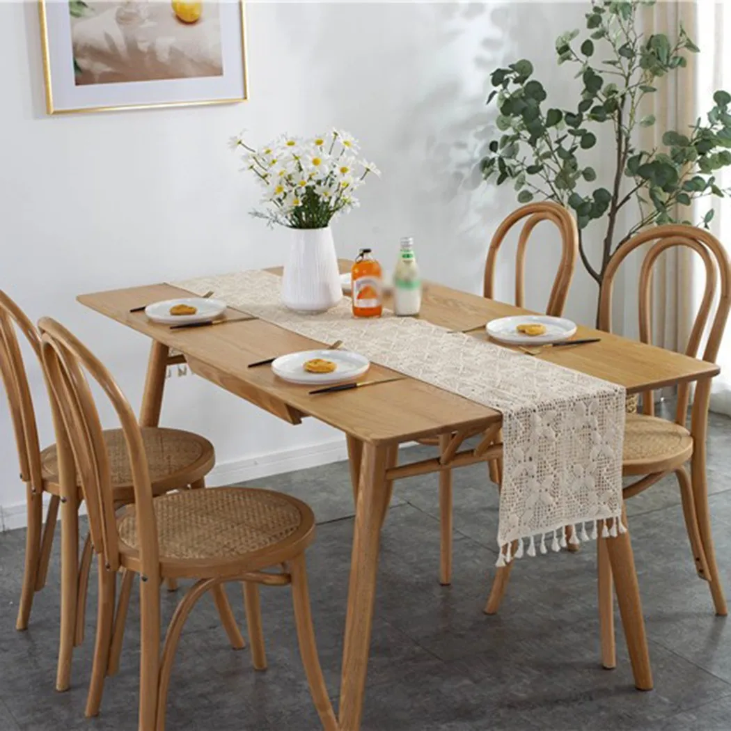 

1 Pcs Table Runner Lace Tablecloth Lace Long Tablecloth Flag Shape Rectangle For Home Decoration Accessories