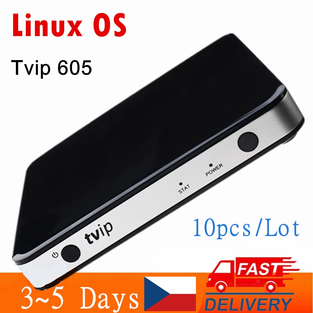 Verkaufen 10 Stücke Original TVIP 605 4K Linux TV Box S905X Quad Core TVIP S-Box V.605 HDYoutube 2,4G/5GWIFI Arbeit Auf Linux Iptv TV Box Tvip605
