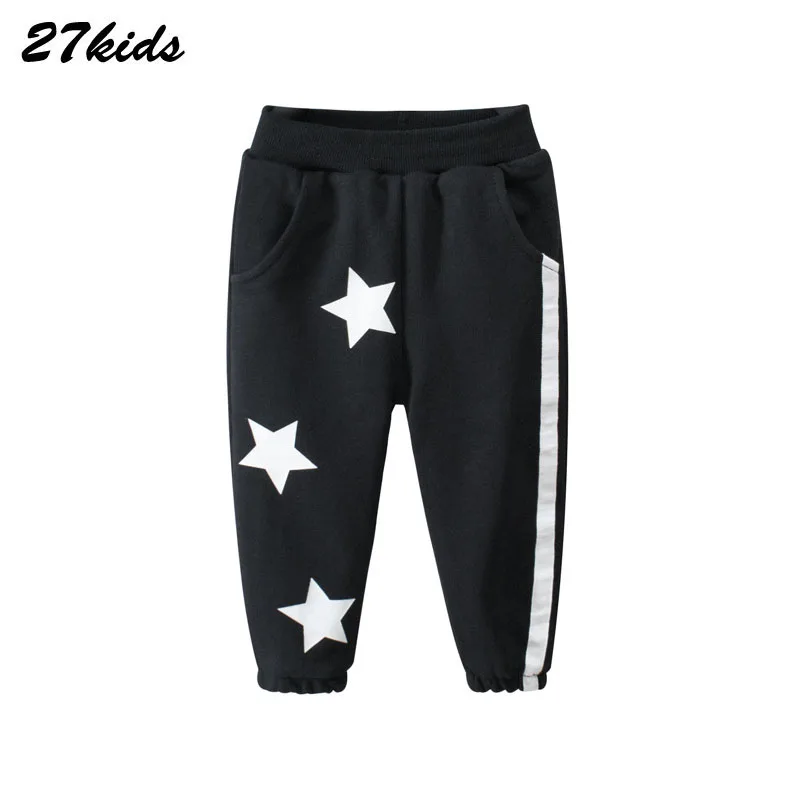 JH731black 27kids Дети Мультфильм Мальчики брюки Весна Осень Животных Динозавров Печати Дети Брюки Повседневная Пиджаки Мальчики Брюки Детская Одежда - Цвет: JH731black