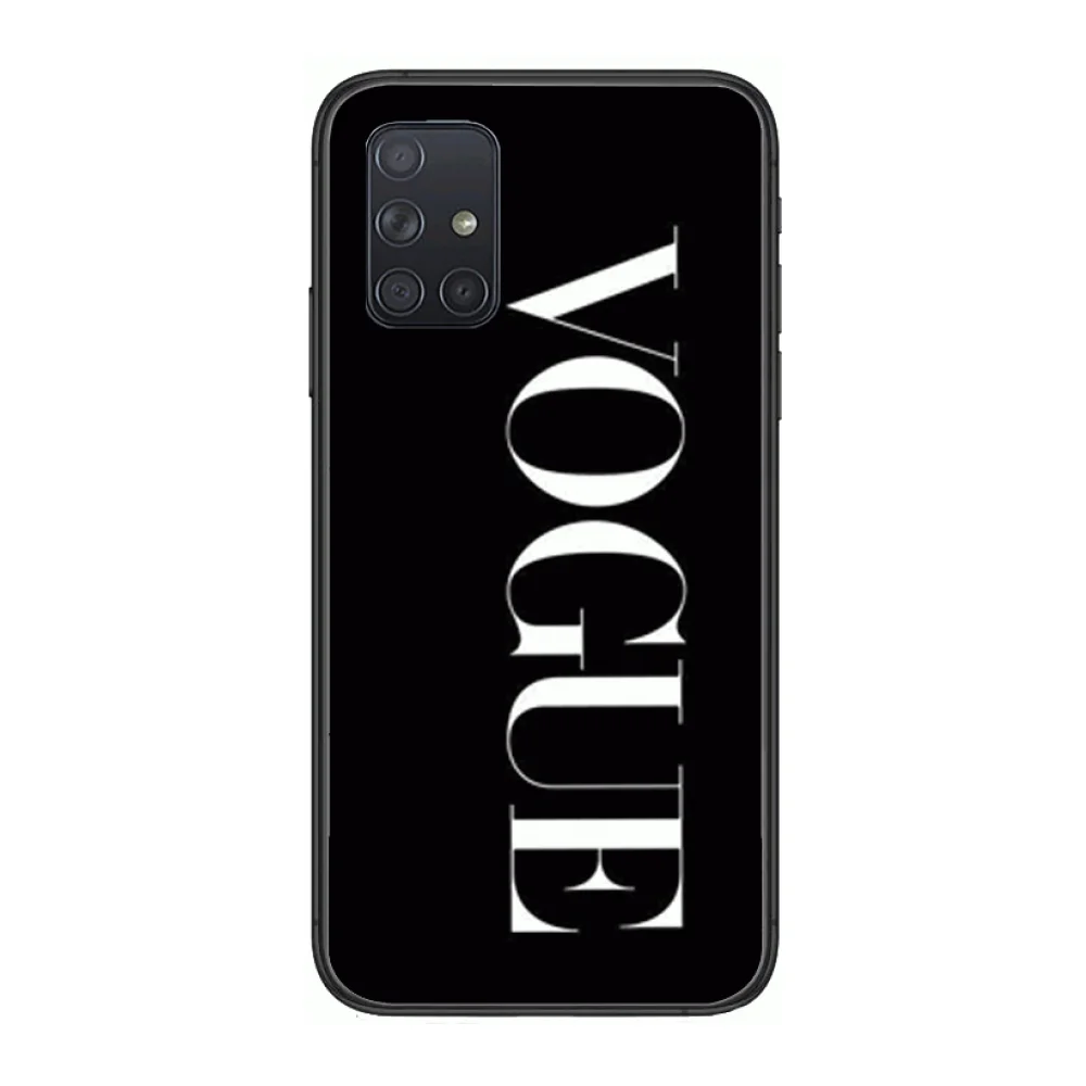 

Fashion Bible Magazine Phone Case Hull For Samsung Galaxy A 50 51 20 71 70 40 30 10 E 4G 5G S Black Shell Art Cell Cover