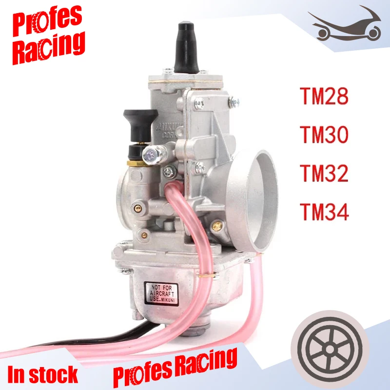 Карбюратор Mikuni TM TM28 30 32 34 плоский карбюратор 28 мм для Honda CR250 Kawasaki KX125 150 | Автомобили