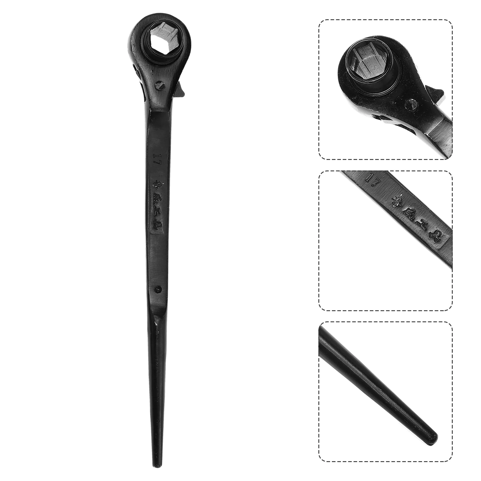 

Pointed Tail Wrench Single End Ratchet Wrench Special Ratcheting Wrench