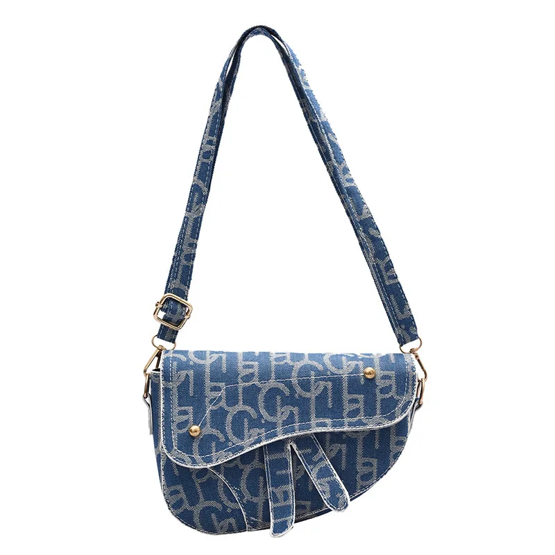 

Popular ladies new fashion ins shoulder armpit bag net red slung saddle bag