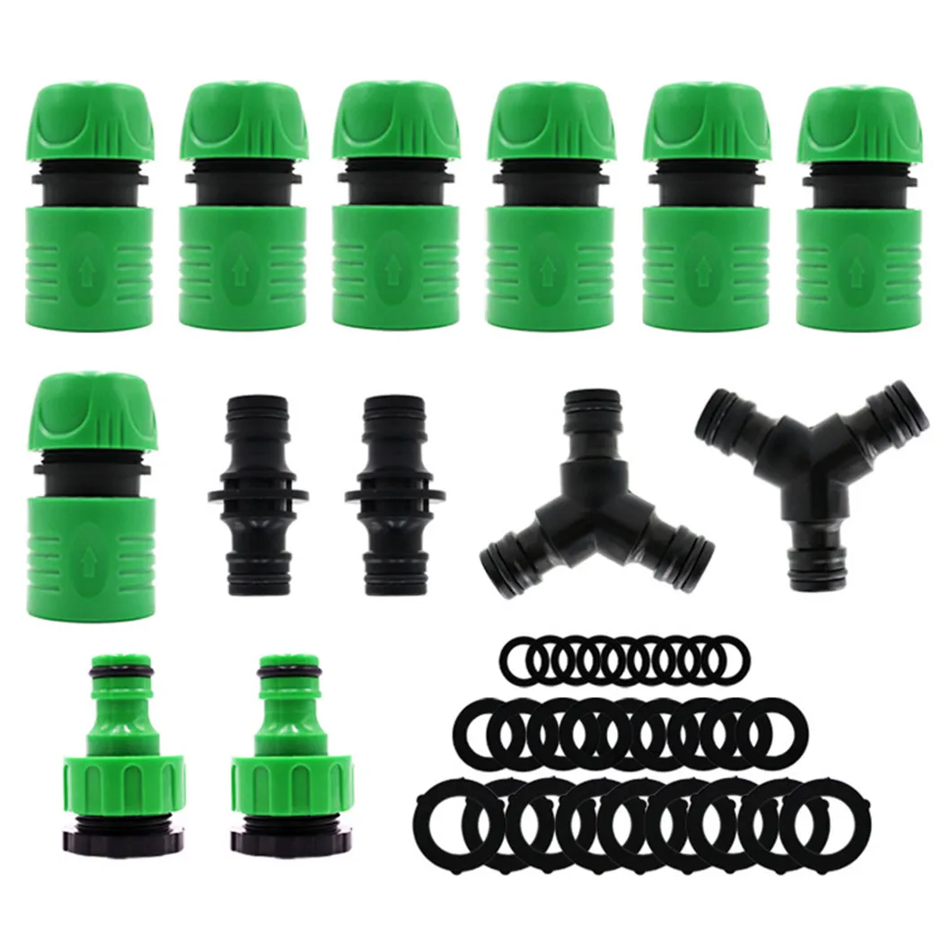

Irrigation Hose Tap Connector Kit Plastic Quick Connect Set Tap ABS Balcony