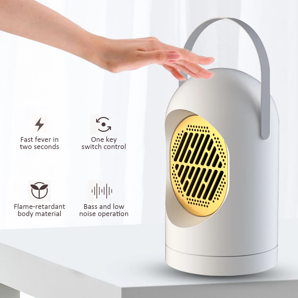 

Portable Heater Fan Mini Office Heater Small Fast Heating Thermostat Student Desktop Electric Space Heater For Home Travel