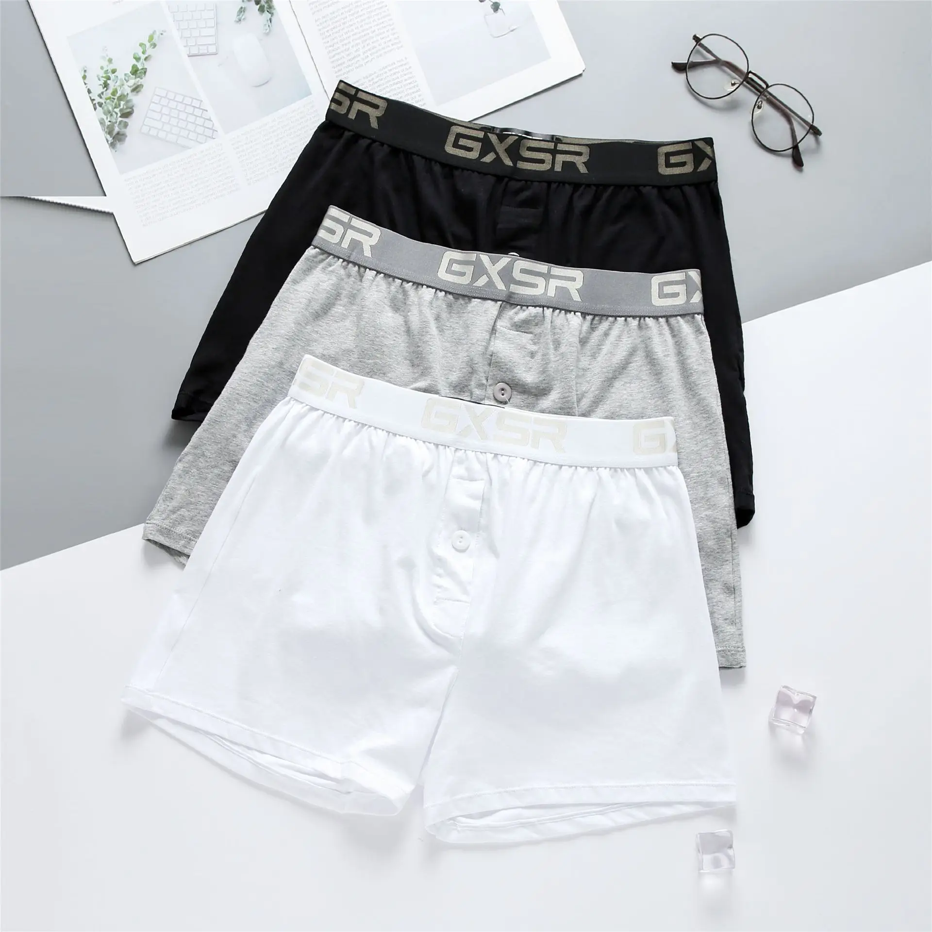 Новинка Мужское нижнее белье GXSR jockstrap из нейлона с низкой талией хлопковые