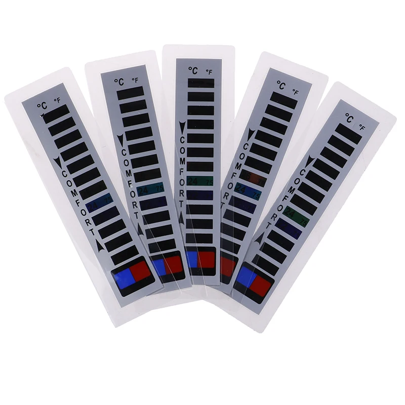 

1 шт/5 шт бытовой термометр торговая марка одежды термометр жидкий кристалл пуховик лыжные костюмы теплая одежда