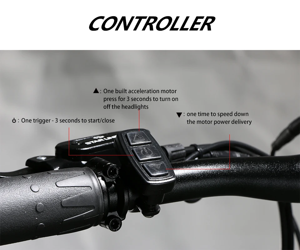 Kaufen Elektrische Mountainbike Fett Reifen EBike Schnee Strand Bike 7-speed 48V 17A Wasserdichte Lithium-Batterie Fünf-geschwindigkeit Smart Code Tabelle