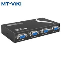 mt viki vga switch four in one out button to switch sharer device computer laptop projector display sharing mt 15 4cf