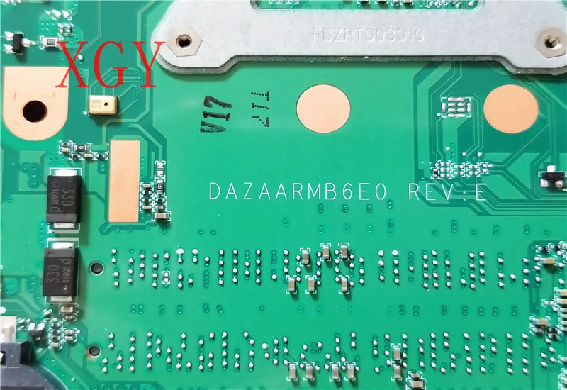 Оригинал для Acer E5-575G E5-576G материнская плата DAZAARMB6E0 N16S-GTR-S-A2 GPU i7-7500U SR2ZV 100% идеальный