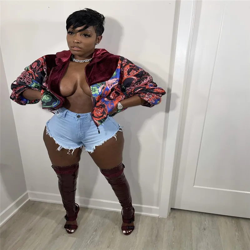 

Breathable Ladies Ripped Denim Shorts Summer Girls Fashionable Rough Selvedge Stretch Jeans Female Casual Short Pants Streetwear