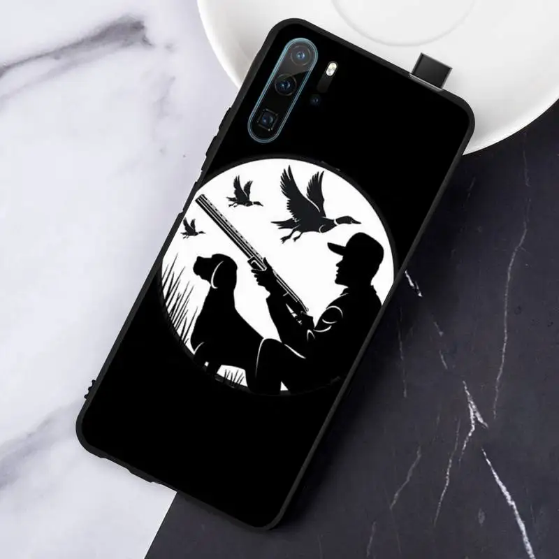 

Hunting animal and fishing man luxury shell Phone Case For Huawei honor Mate P 10 20 30 40 Pro 10i 9 10 20 8 x Lite