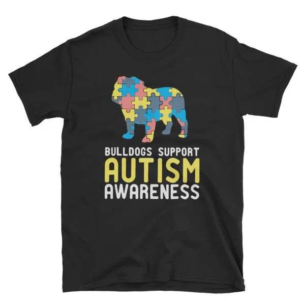 

Bulldogs support AUTISM awareness T-shirt
