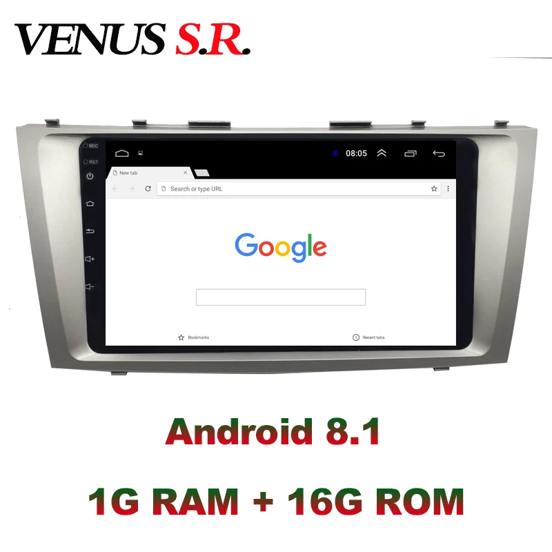 Автомобильный dvd-плеер VenusSR на Android 8 1 2.5D для Toyota Camry Radio 2006-2011 мультимедийное радио