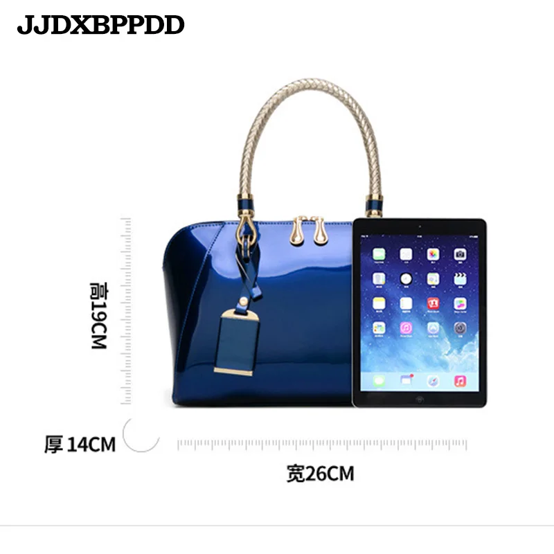 

New High Quality Patent Leather Women bag Ladies Cross Body messenger Shoulder Bags Handbags Women Famous Brands bolsa