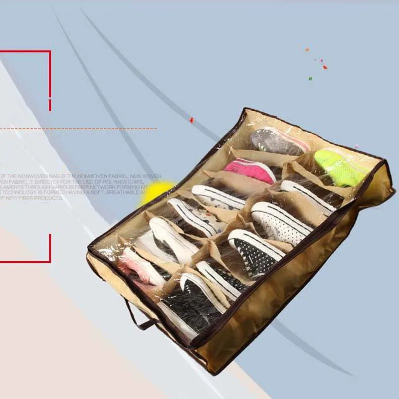 Туфли для многократного применения вместительная Пылезащитная сумка хранения