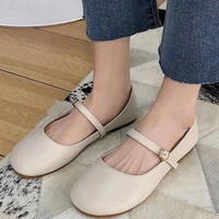 spring autumn casual women shoes flats leather shoes moccasins woman single shoe round toe breathable leather zapatos mujer