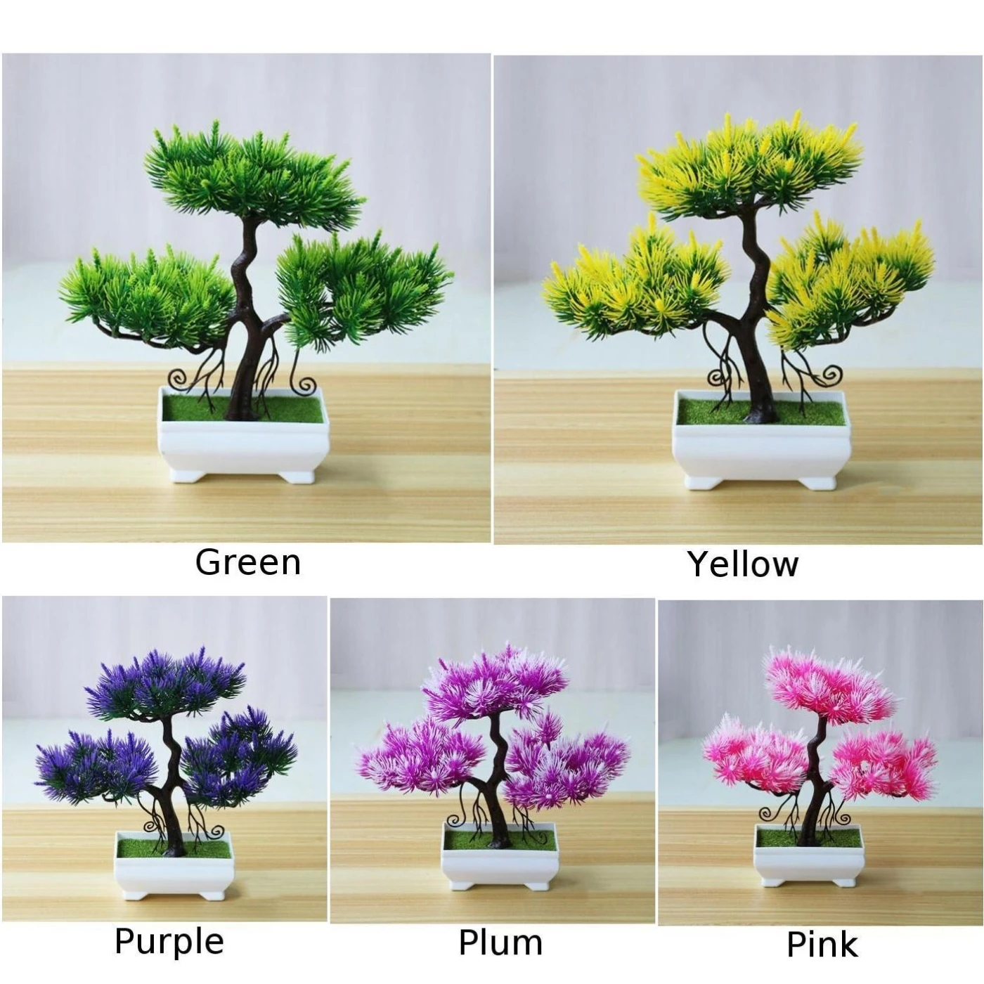 Искусственный бонсай имитация горшечного растения мини сосны украшения для дома