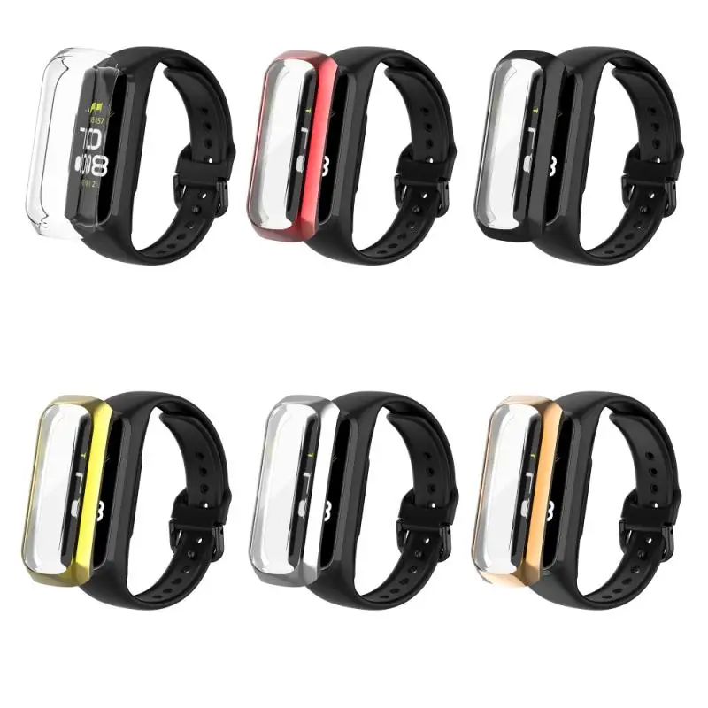 

Suitable For Samsung Galaxy Fit 2 SM-R220 Case Full Screen Protector Cover Shell Bumper Soft TPU Clear Protective Cover
