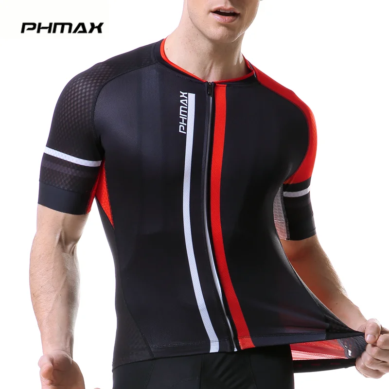 Мужская велосипедная Джерси PHMAX быстросохнущая одежда для горного велосипеда